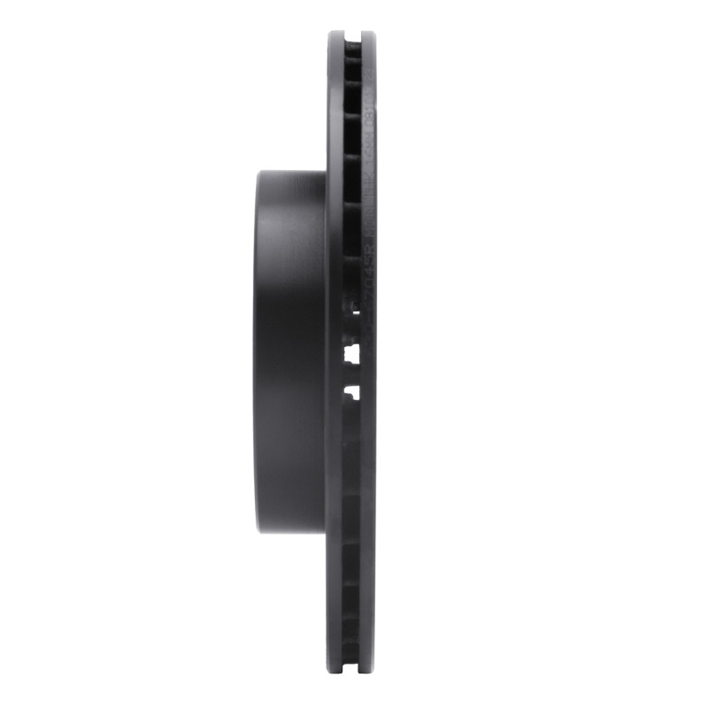 Nissan Sentra Brake Rotor (1) - Front Right - R1 Concepts - Drilled & Slotted - Black - `95-`00